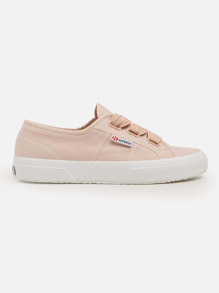 Big Lace Sneakers Pale Pink SUPERGA 