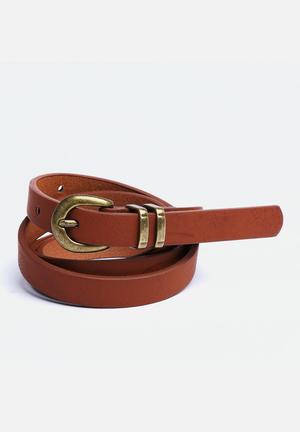 Double Keeper Tailored Waist Belt