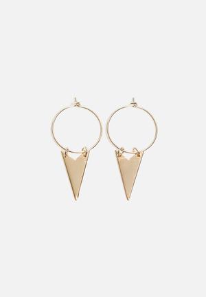 Triangle Drop Earrings