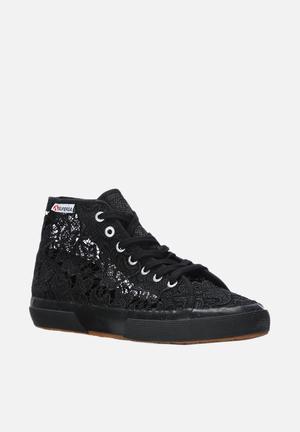 2795 Macrame Lace Hi- Black SUPERGA Sneakers | Superbalist.com