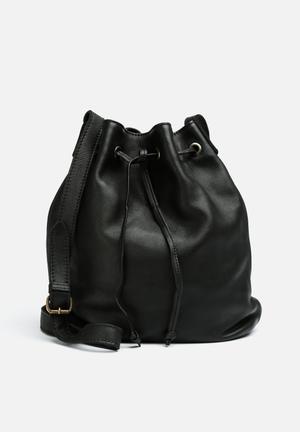 Inge Leather Bucket Bag