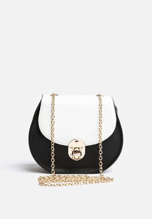 Riley Round Chain Cross Body Bag