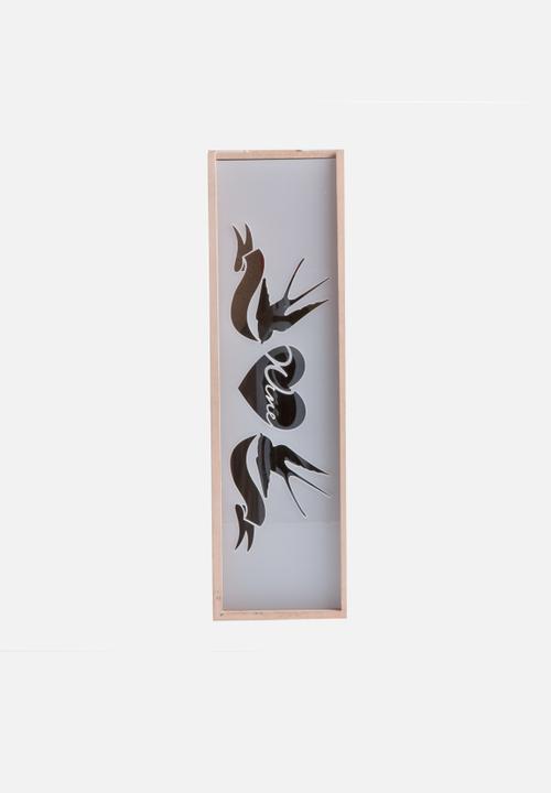Purple Puppy - Swallow Wine Box – Wood & Perspex