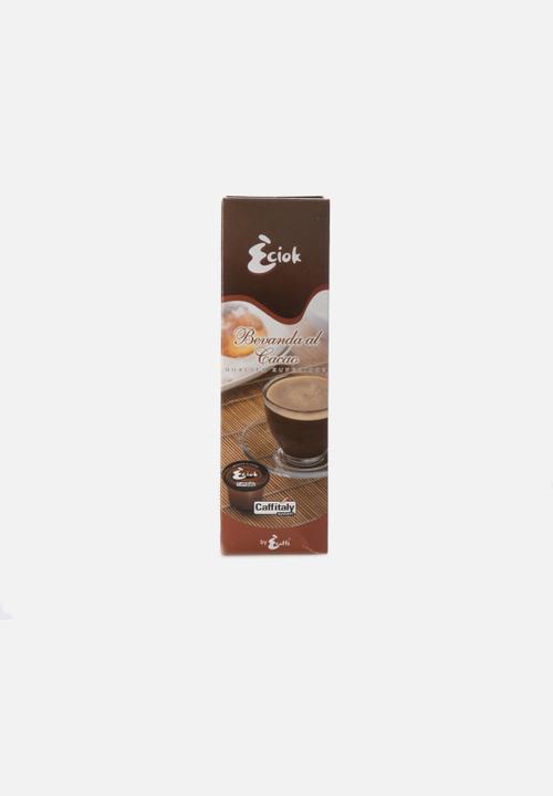 Caffitaly - Hot Cocoa Capsules Set of 10 – Brown
