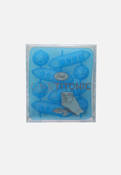 Fred & Friends - Gin & Tonic Ice Tray – White