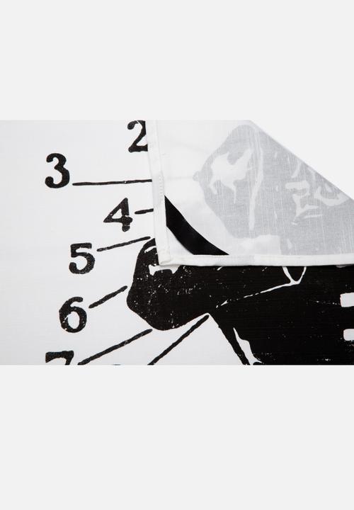 Studio No. 19 - Monday Tea Towel – Black & White