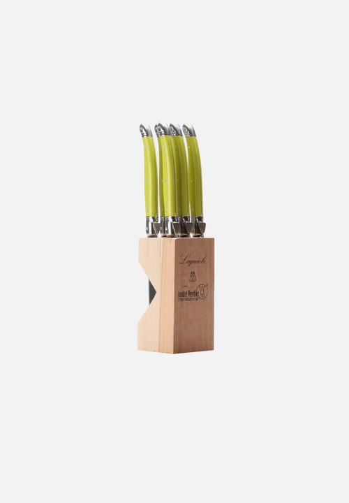 André Verdier - Tabletop Knife Block Set of 6 