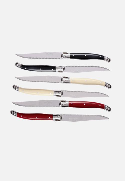 André Verdier - Colonial Tabletop Knife Block Set of 6