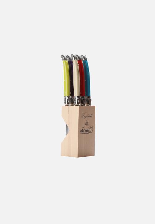 André Verdier - Fan Tabletop Knife Block Set of 6
