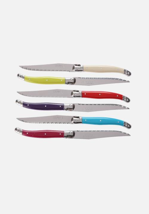 André Verdier - Fan Tabletop Knife Block Set of 6