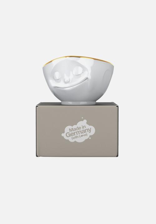 Tassen - Golden Rimmed Happy Bowl
