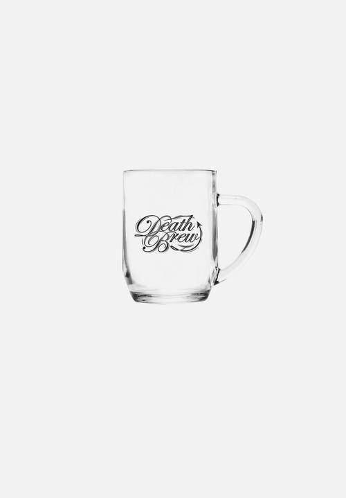 Superbalist Bar and Wine - Skull Crest & Typo Beer Mugs Set of 2