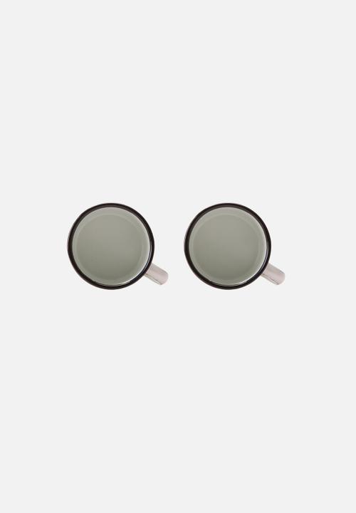 pret-a-pot - Hipster Enamel Mug Set Of 2