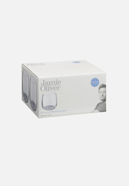 Jamie Oliver - Vintage Water Glasses 350ml Set of 4