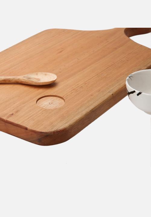 Love Milo - Wood Platter & Dip Bowl