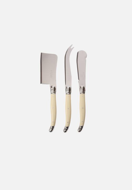 André Verdier - Laguiole 3 Pc. Cheese Knife Set
