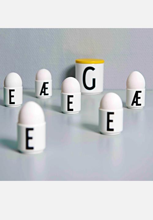 Design Letters -  “E”Egg Cups Set Of 2