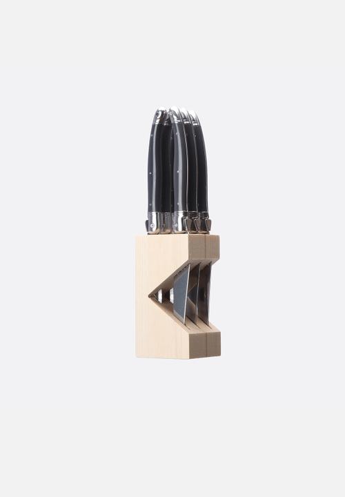 Jean Dubost - Tabletop Knife Block Set of 6  