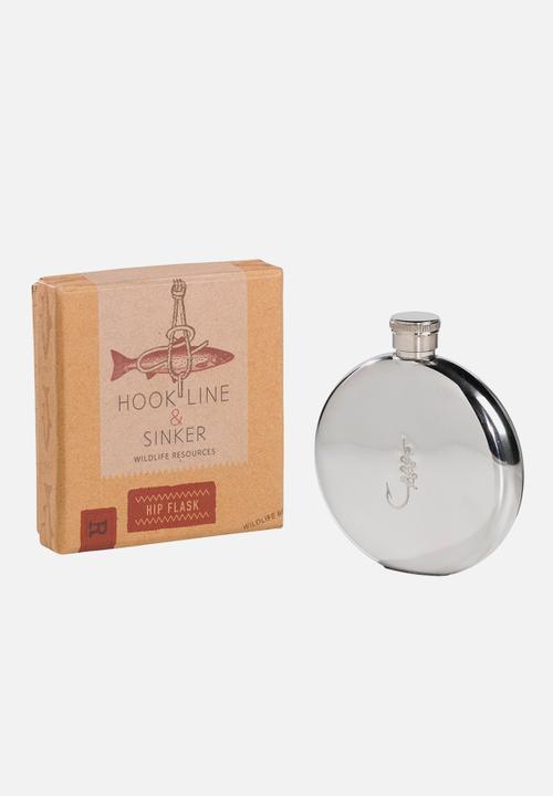 Wild and Wolf - Hook, Line & Sinker Hip Flask