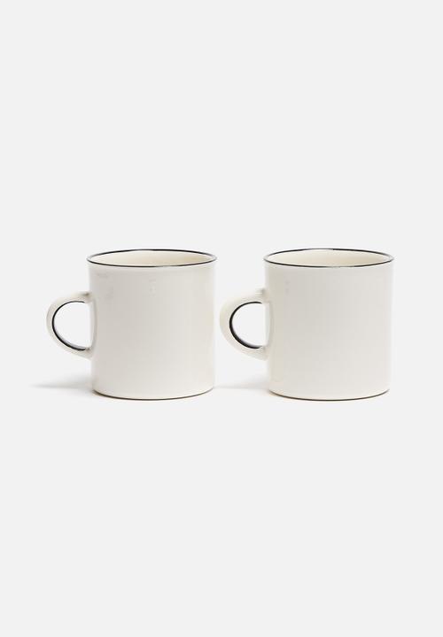 Sugar & Vice - Sugar Skull & Anchor Coffee Mug Set 