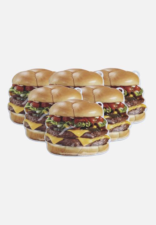 Present Time - Hamburger Placemat Set of 6