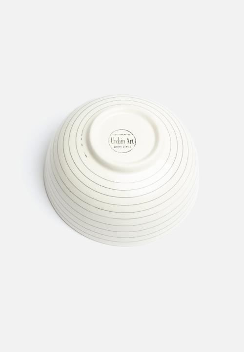 Urchin Art - Set of 4 Striped Bowls