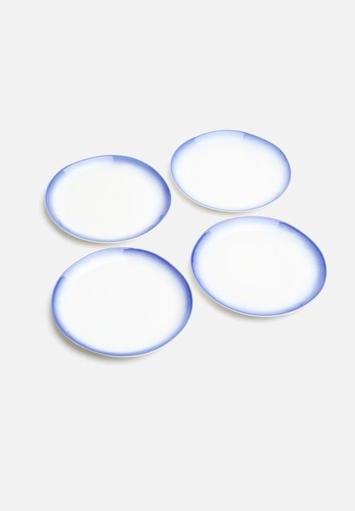 Urchin Art - Set of 4 Ombre Side Plates