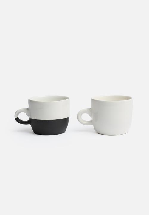 Urchin Art - Set of 2 Dip-Dot Mugs
