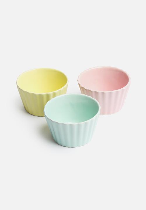 Urchin Art - Set of 3 Soft Pop Snack Bowls