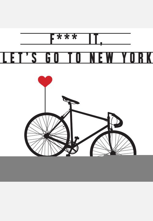 The Clearance Sale - Let’s Go to New York Mug – Black & Red