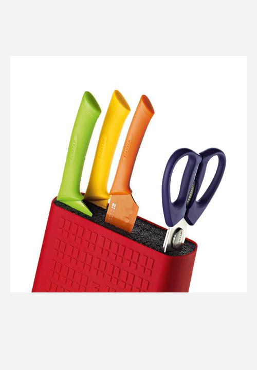 Amplifier Deco - Scanpan Knife Block – Red