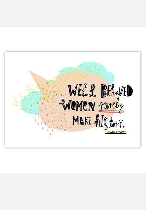 Charity Art Collab - Eleanor Rooseveldt Mug – Maaike Bakker