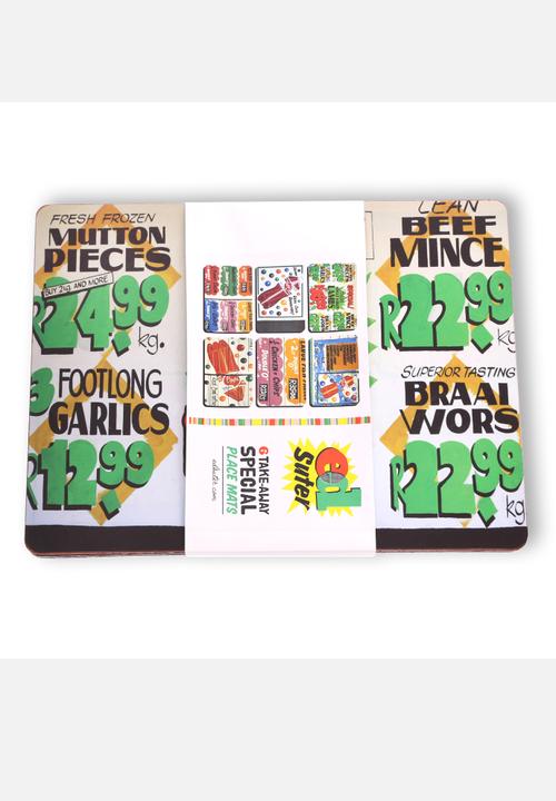 Township Vibe Design - Take-Away Special Placemat Set of 6 – Ed Suter