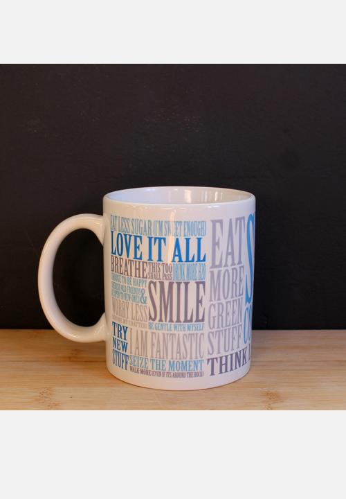 Inspiration Collection - Life Mantra Mug – Blues
