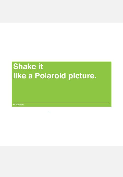 FYI Stationery - Mug – Shake It Like A Polaroid Picture