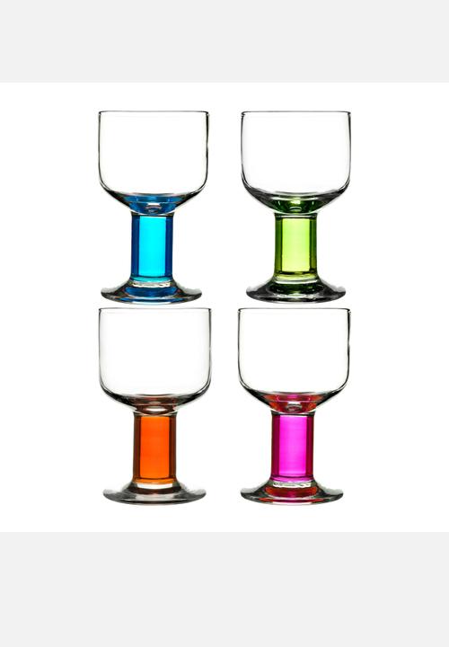 Summer Tabletop - All-Purpose Glasses Set of 4 – Multi