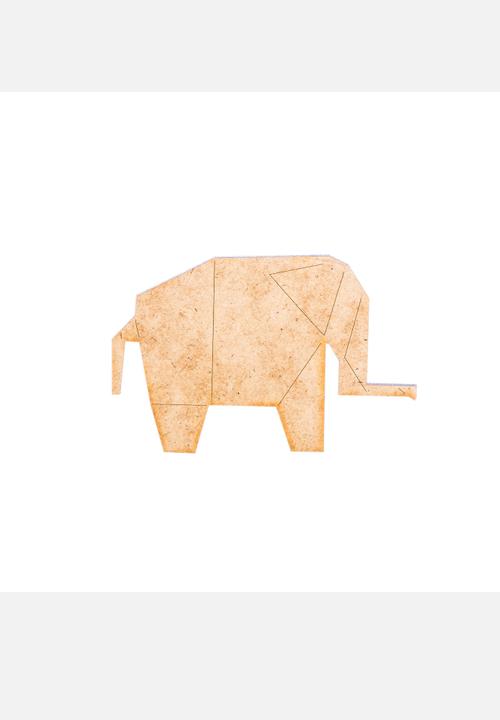 Wooden Table Trinkets - Origami Coasters Set – Natural