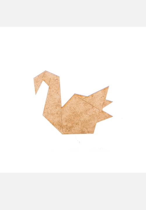 Wooden Table Trinkets - Origami Coasters Set – Natural