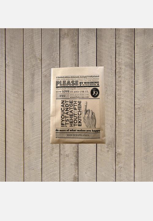 Kitchen Kit-Out - No. 19 Can’t Stand… Tea Towel – Charcoal