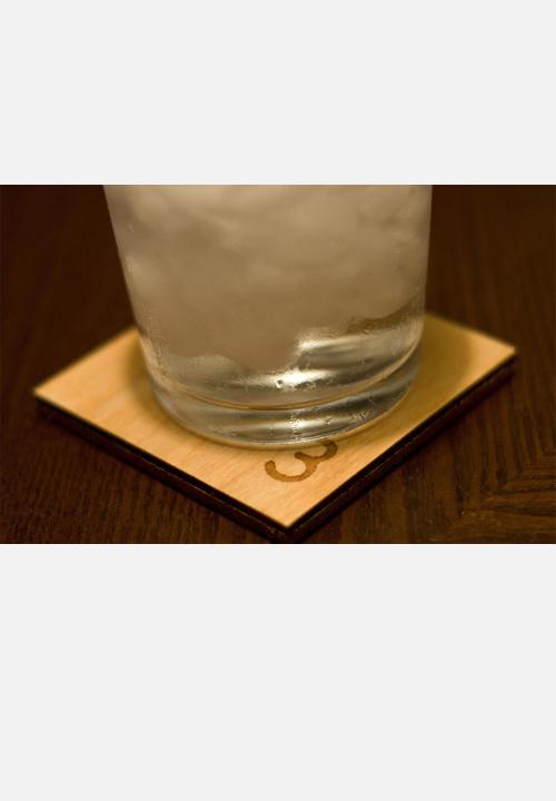Big Blowout Sale - Love: Wooden Coasters – Black