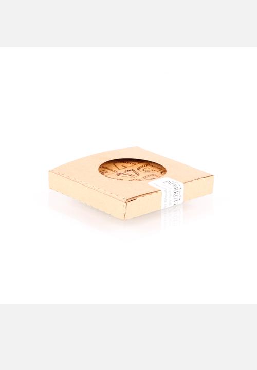 Big Blowout Sale - Hashtag Coasters Set of 4 – Brown