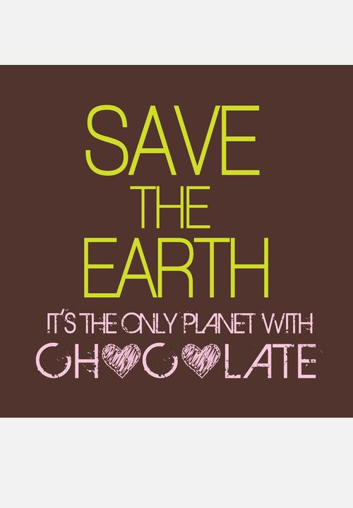 Big Blowout Sale - Save the Earth Mug – Brown, Pink & Blue