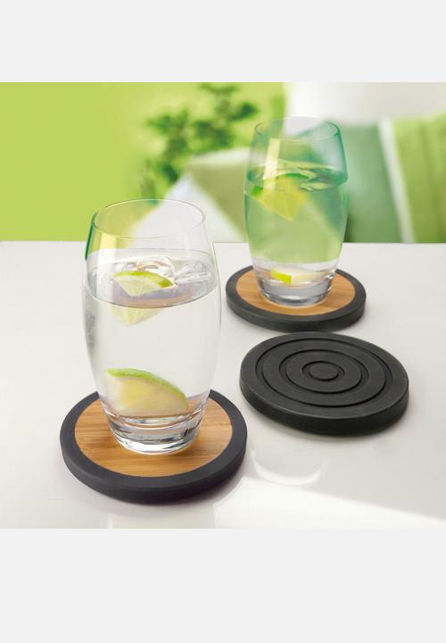 Colour Block Kitchen - Tip Top Set of 4 – Black