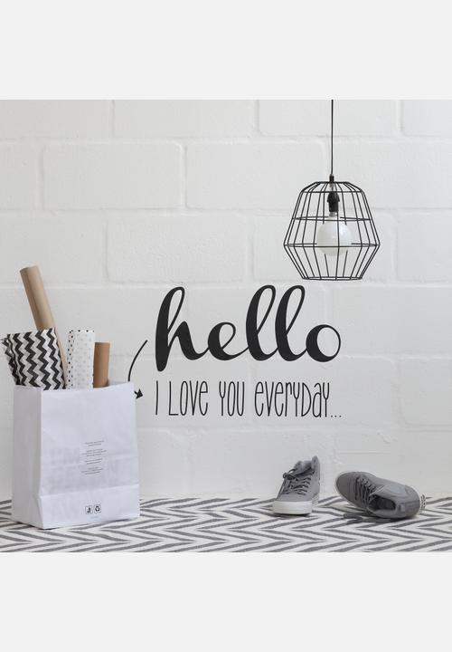 Sixth Floor - Hello Wall Decal