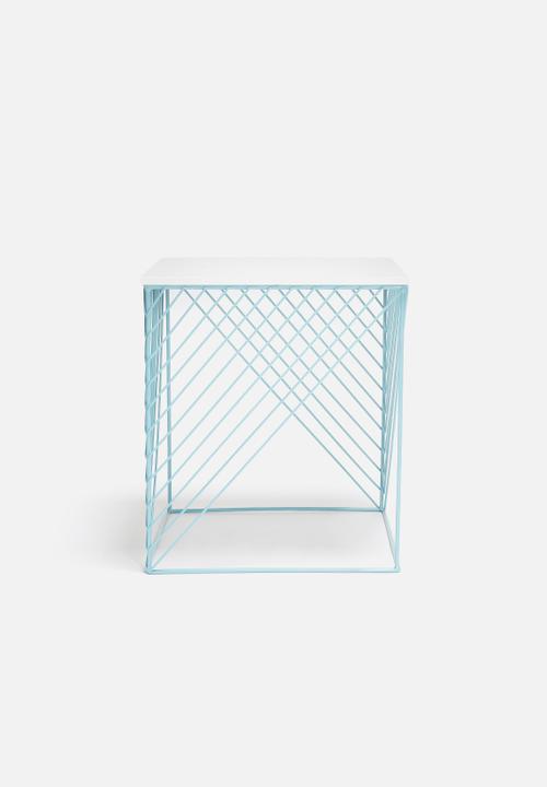 Sixth Floor - Teal Square Table