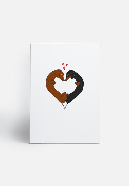 Brian Rubenacker - Dachshund Heart Card