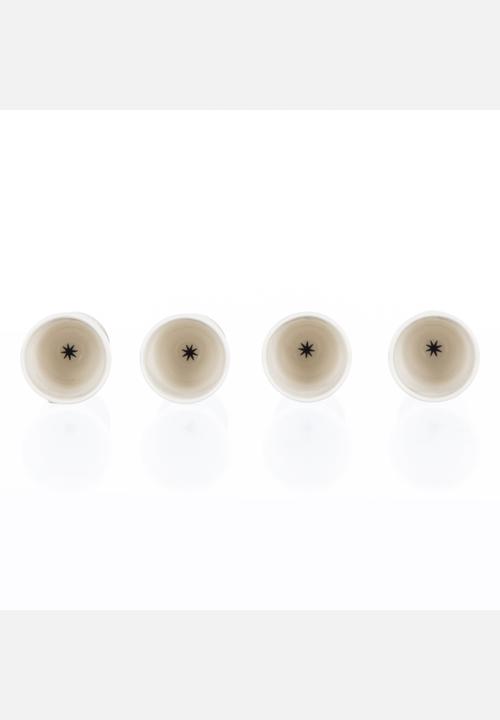 Tabletop Ceramics - Heart Egg Cups – Black