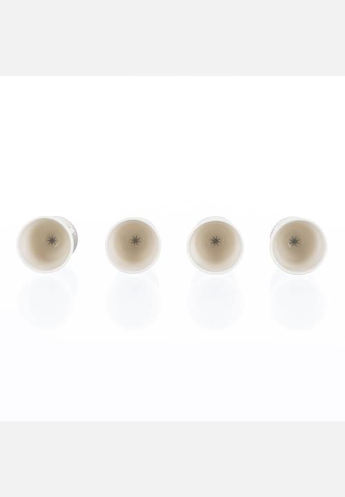 Tabletop Ceramics - Heart Egg Cups – Grey