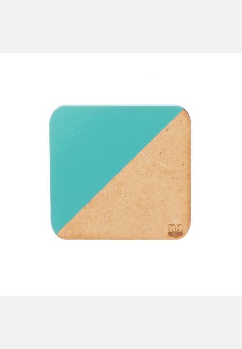 Maiden Name - 4 Dipper Coasters – Turquoise