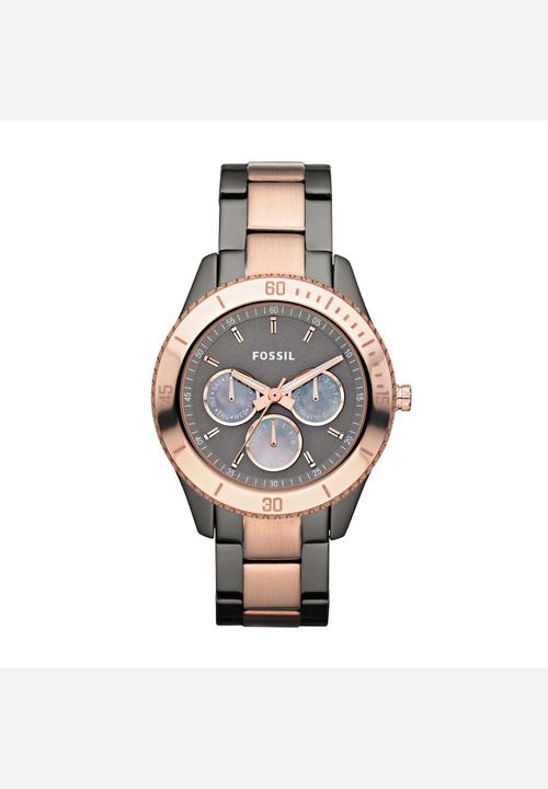 Stella Watch – Rose Gold & Grey Fossil Watches | Superbalist.com